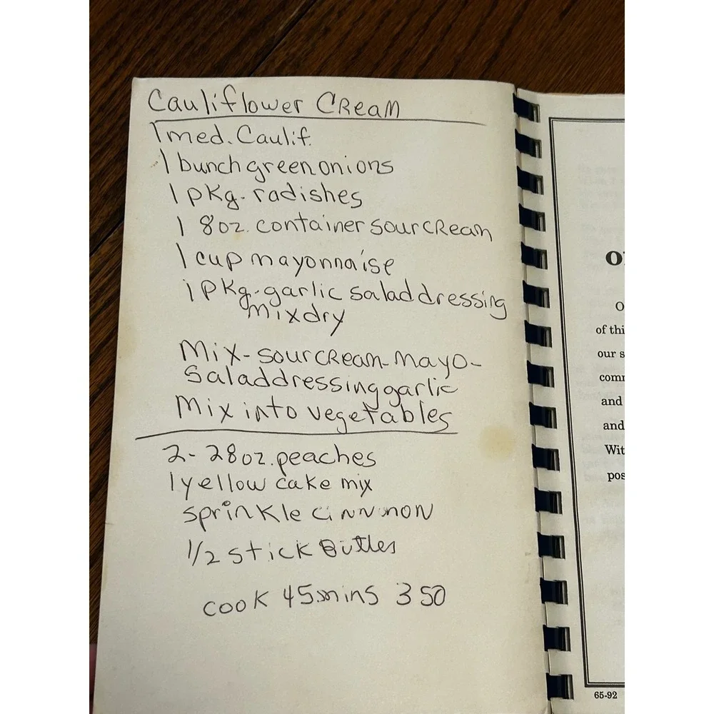 Vintage Seasoned With Love Cookbook Maranatha‎ Baptist Church Alabama Spiral